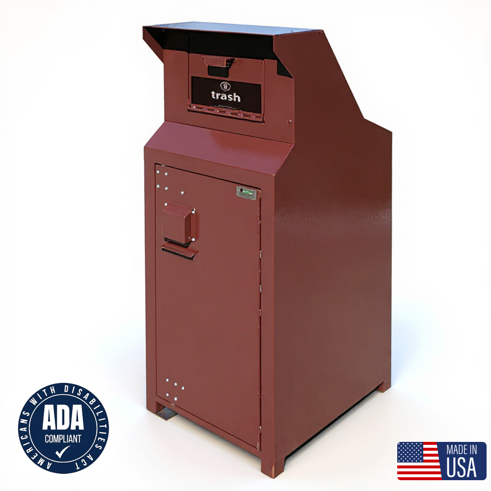 CE140-CH | Single Chute Commercial Bear-Proof ADA-Compliant Enclosure