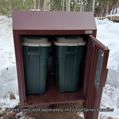 Econo Series E240-BR 2-Can Bear Proof Enclosure Bundle With Delivery & Onsite Installation