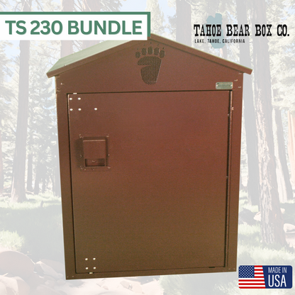 Tahoe Series TS230 Bundle With Delivery & Onsite Installation (Trash Cans Included)