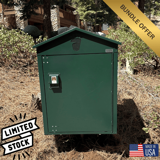 Emerald Bay Series Green TS230 Bundle With Delivery & Onsite Installation (Trash Cans Included)