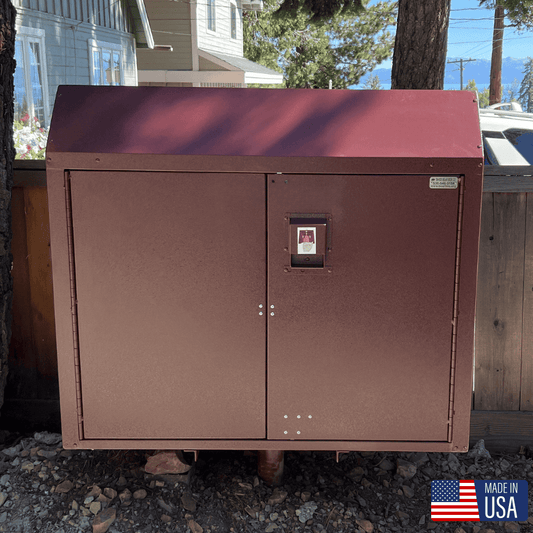 E340-BR , Econo Series 3-Can Bear Proof Enclosure (Enclosure Only)